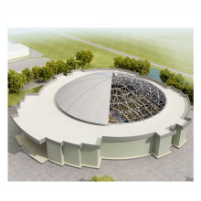 Xuzhou LF Cadre d&#39;espace en acier préfabriqué Domes Domes Toit Shopping Mall